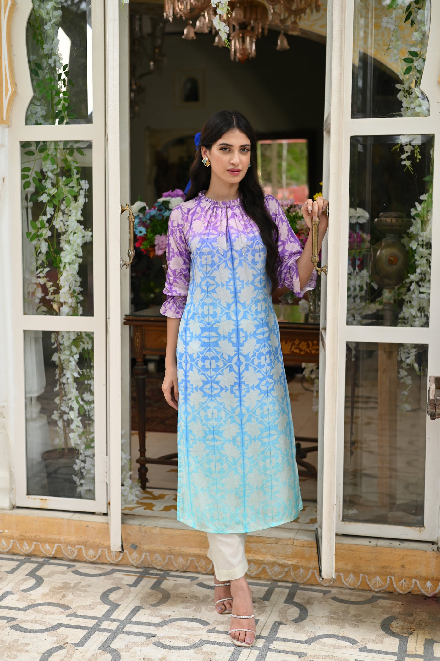 Blue Hue Colour Kurta