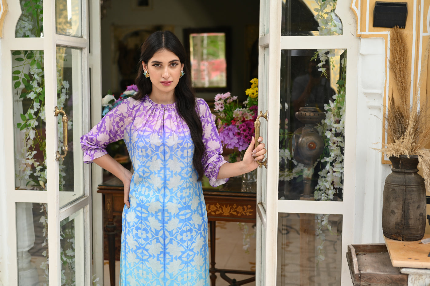 Blue Hue Colour Kurta