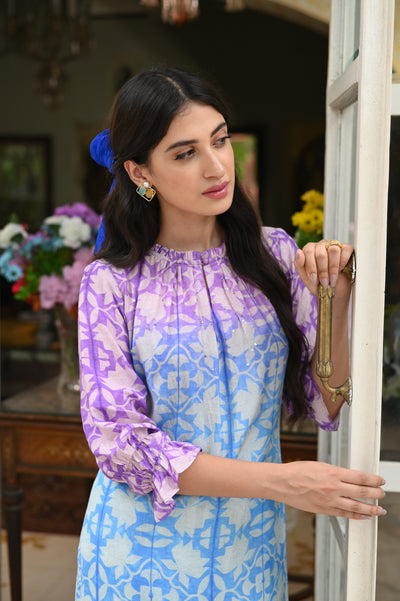 Blue Hue Colour Kurta