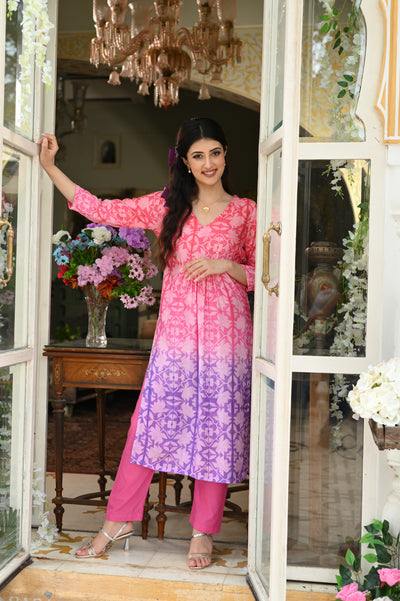 Pink Hue Colour Kurta